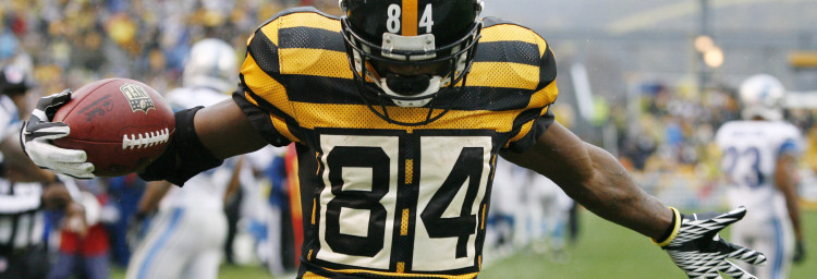 antonio brown steelers throwback jersey