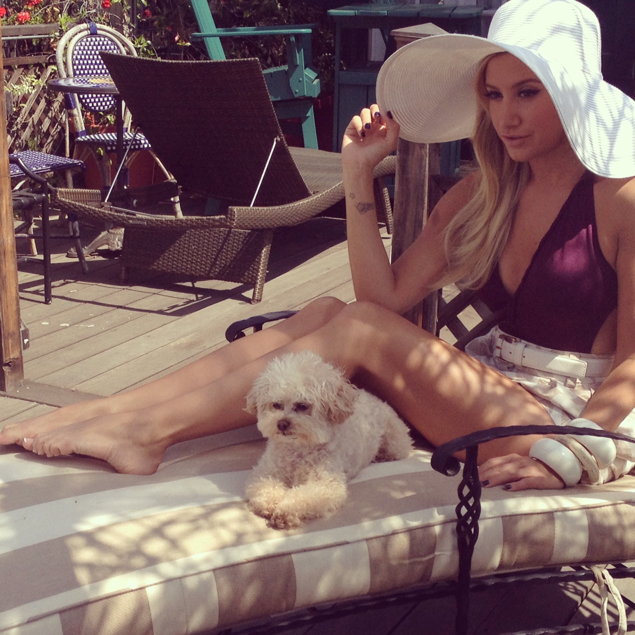 Ashley Tisdale for Maniac Magazine: BTS