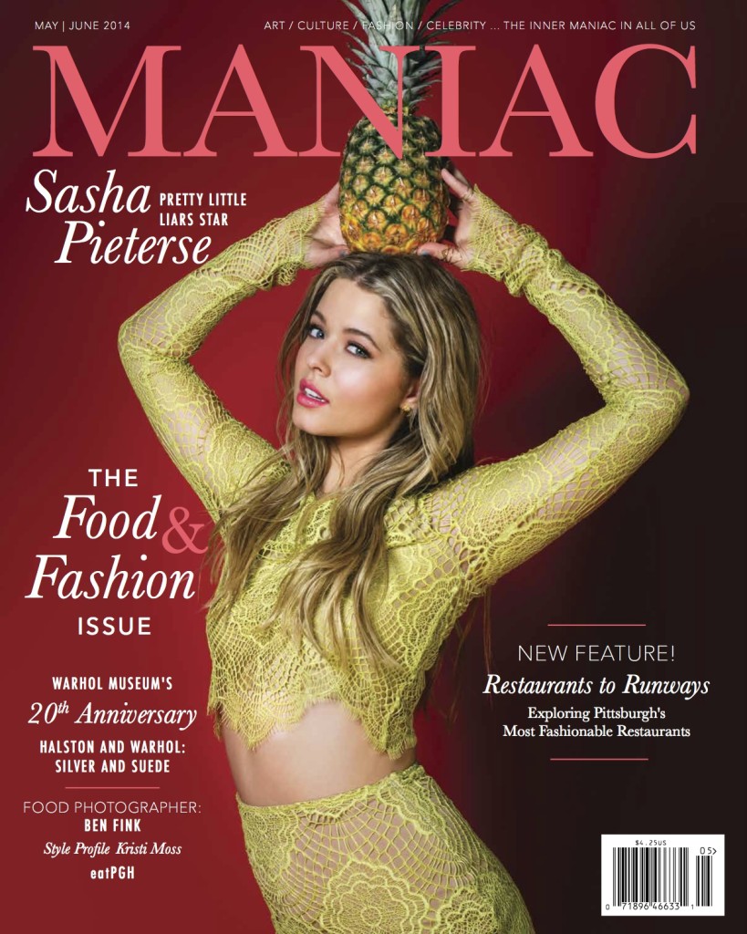 Sasha Pieterse Cover Shoot with Maniac Magazine