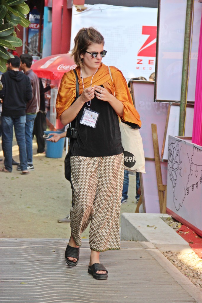 street style zee Jaipur Literature Festival Style